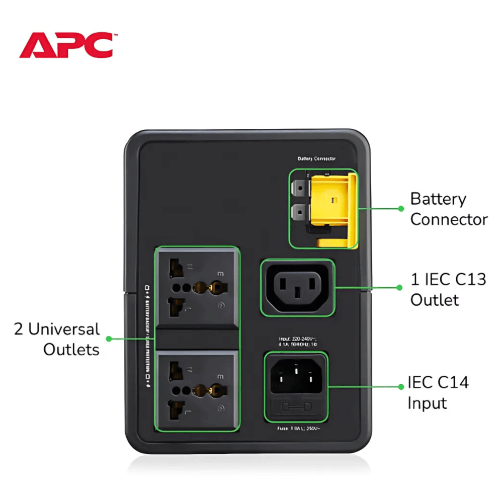 เครื่องสำรองไฟฟ้า APC 2200VA 1200 วัตต์ รุ่น BX2200MI-MS-3Y EASY UPS 4 ช่อง ป้องกัน ไฟตก ไฟเกิน_2
